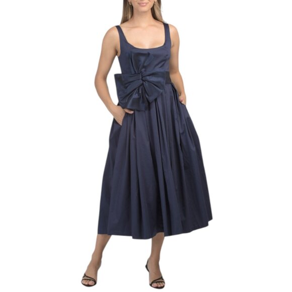 Hutch Dresses & Skirts - HUTCH Navy Paige Tea-length Dress